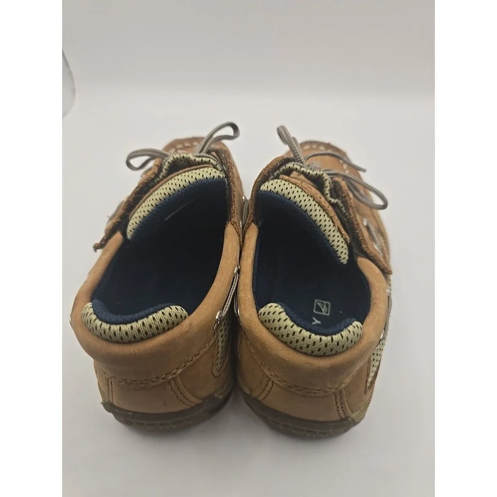 SPERRY KIDS TOP SIDER Child Sz 9.5M Casual Brown Leather